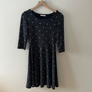 Le Ali’s polka dot sweater dress